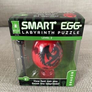 BePuzzled Smart Egg Labyrinth Puzzle - Red Dragon NIB